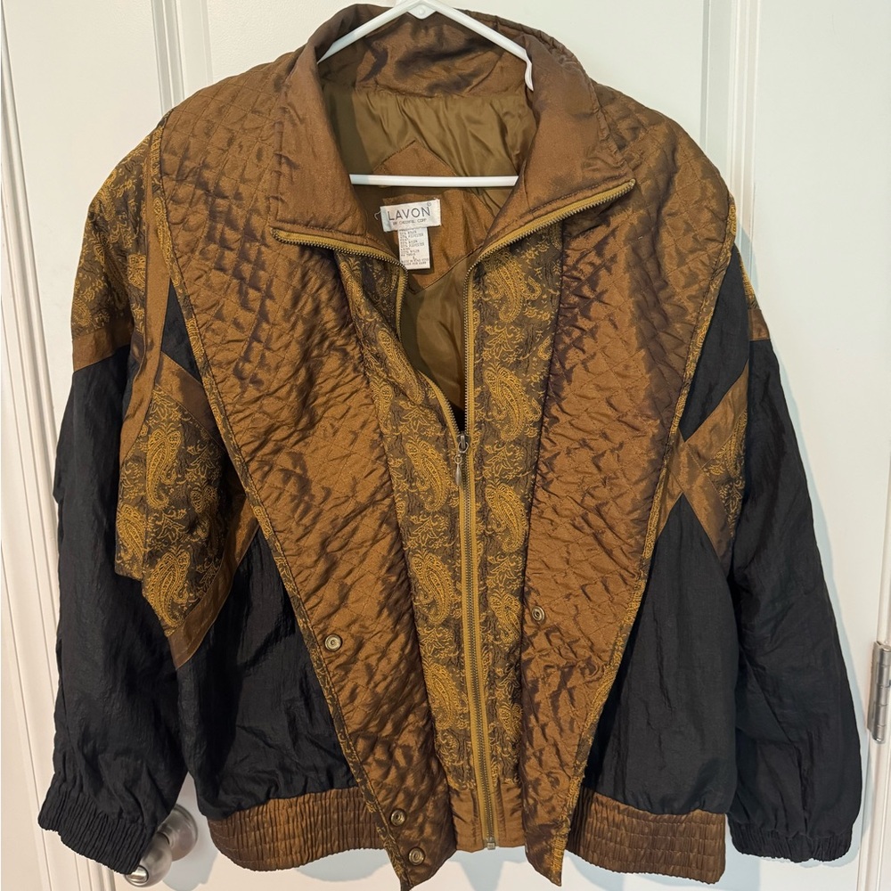 Lavon Quilted Brown Bomber Jacket